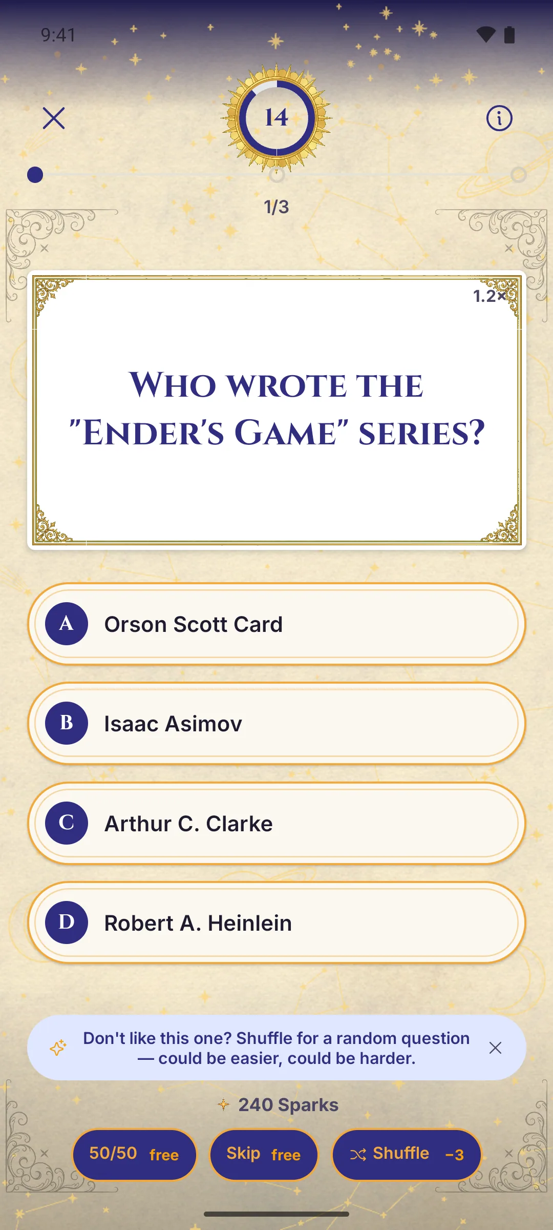 Sci-Fi & Fantasy Books Trivia