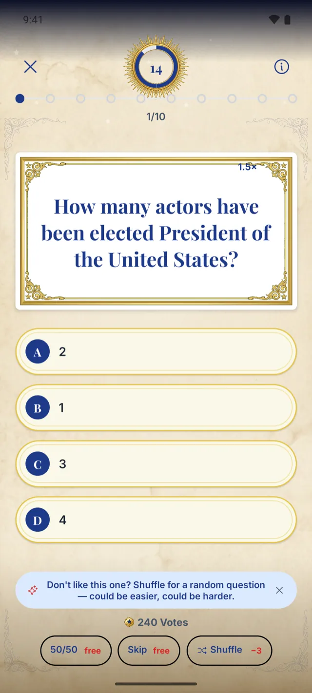 U.S. Presidents Trivia